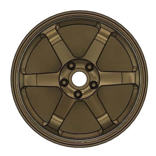 AVID AV 06 RIMS FOR DIECAST 64 SCALE 3D print model_2