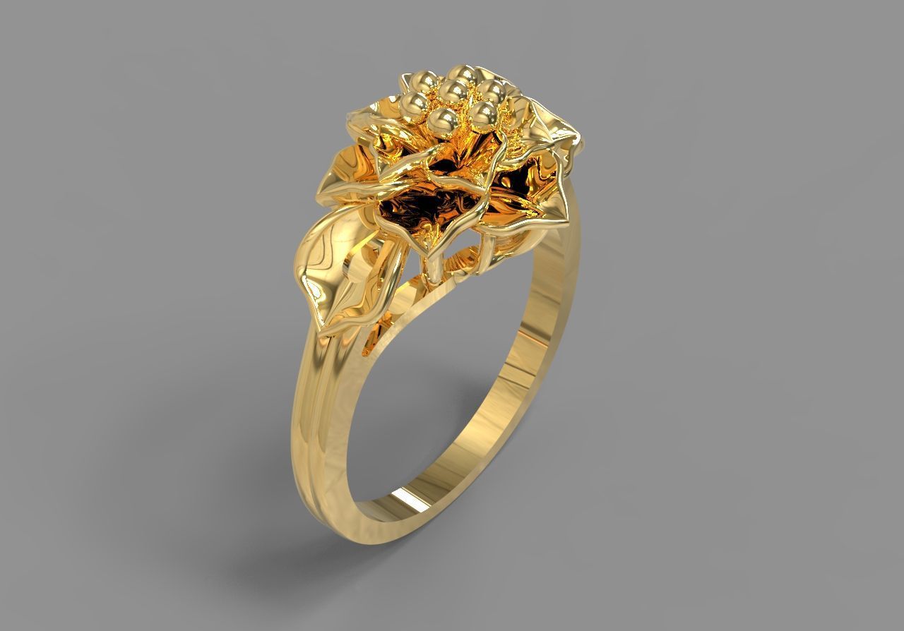 COMBO 15 24K RINGS 3D 3D print model_1