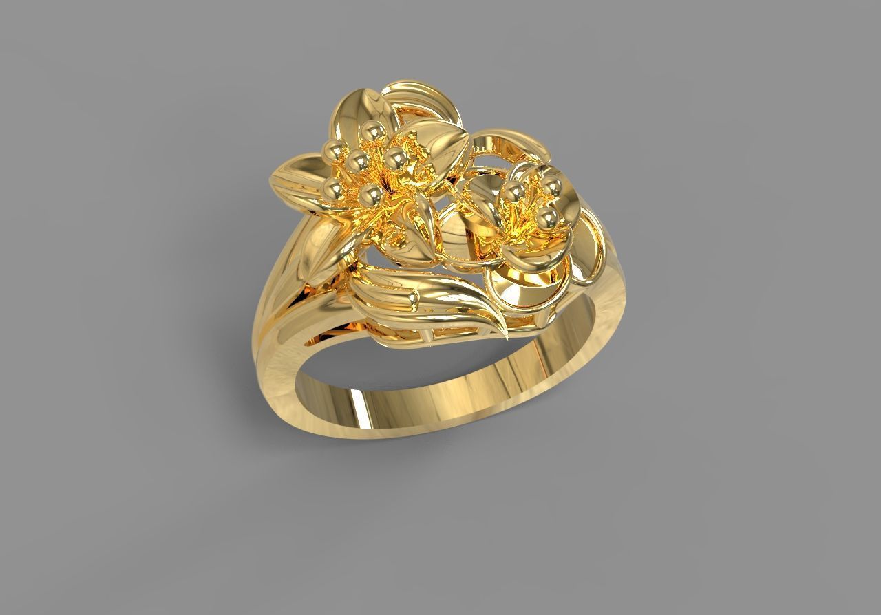COMBO 15 24K RINGS 3D 3D print model_8