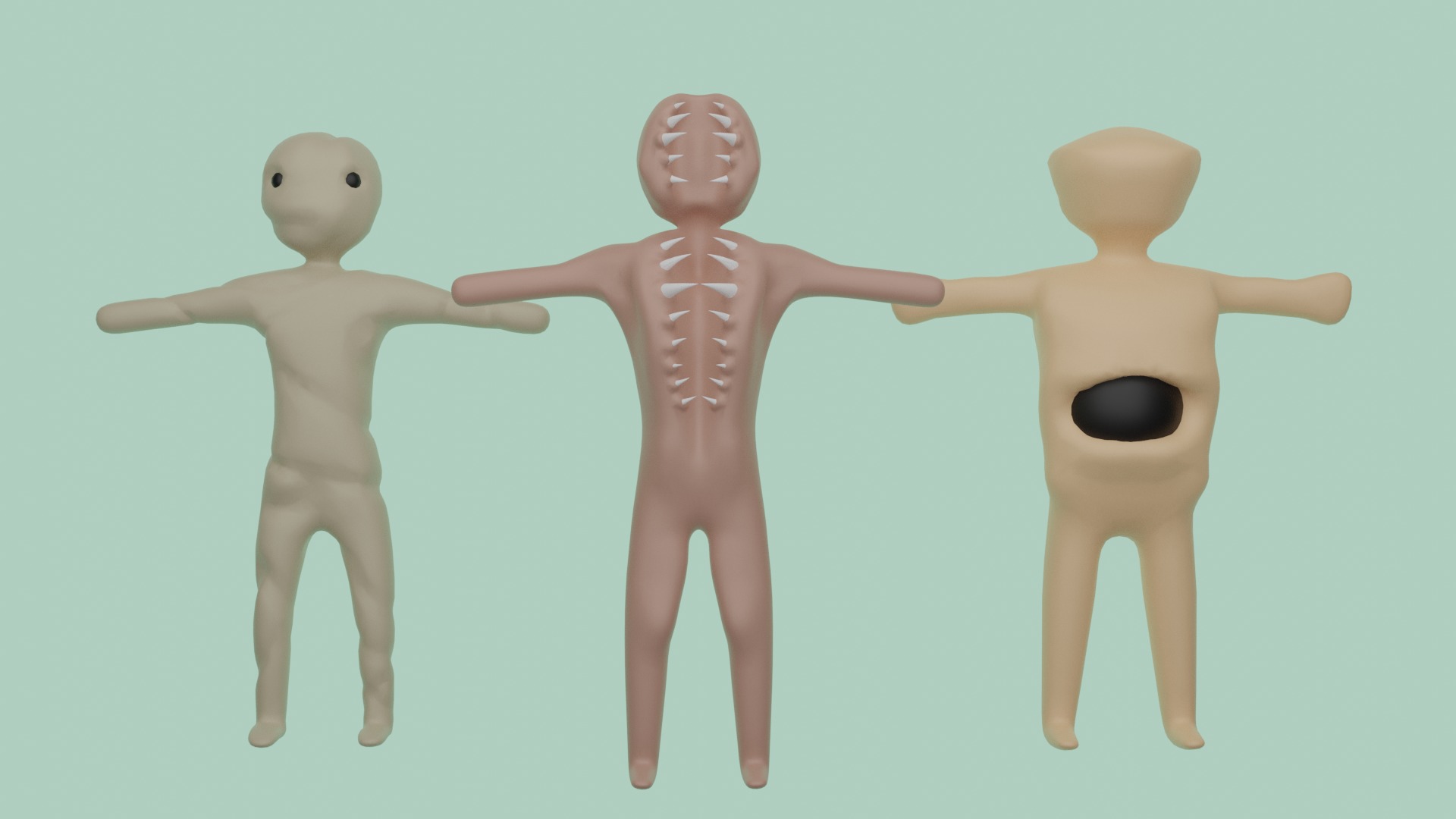 3D Model Pack - 25 Villains and Monsters Models Low-poly 3D model_1