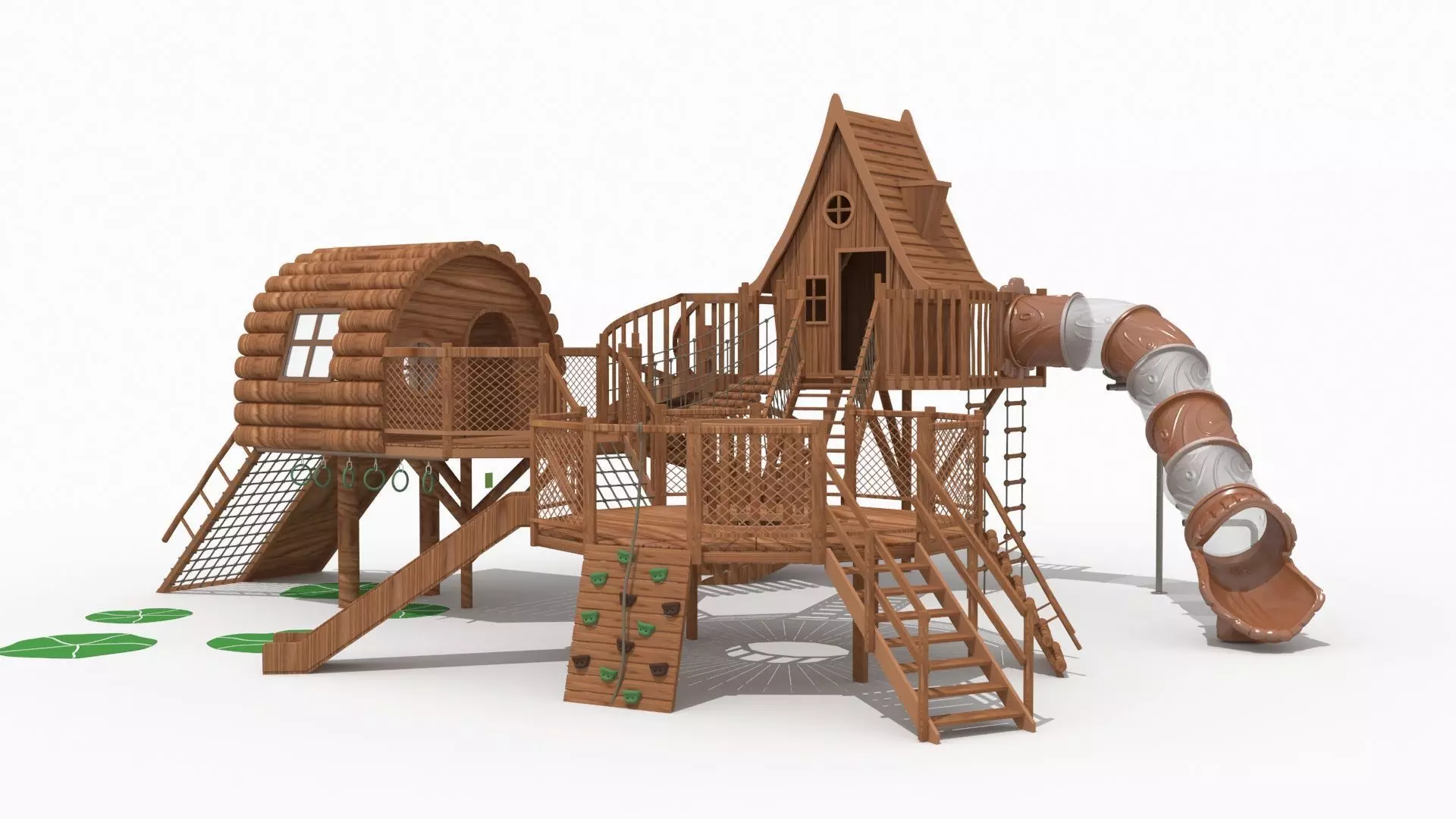 Tree House Theme Park 3D model_0
