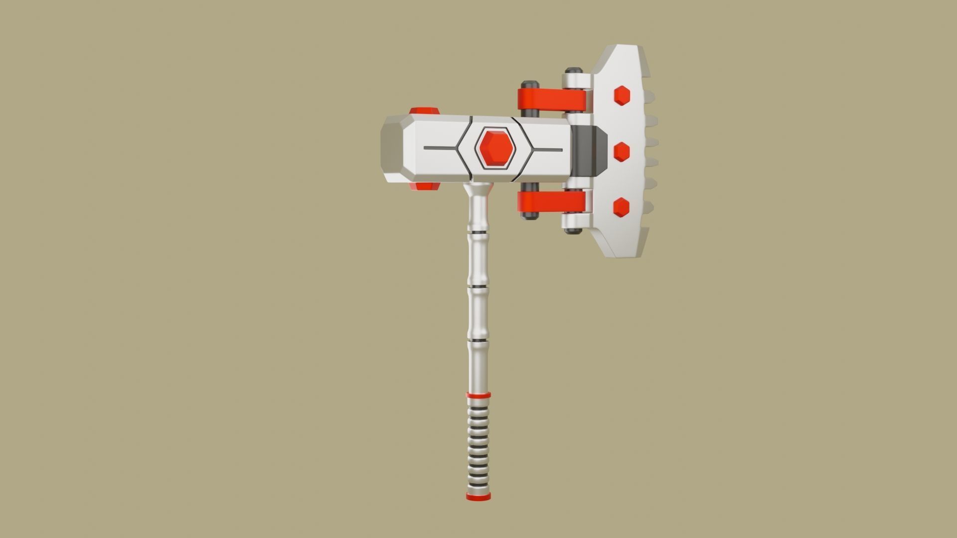 Sci Fi Hammer 04 3D print model_1