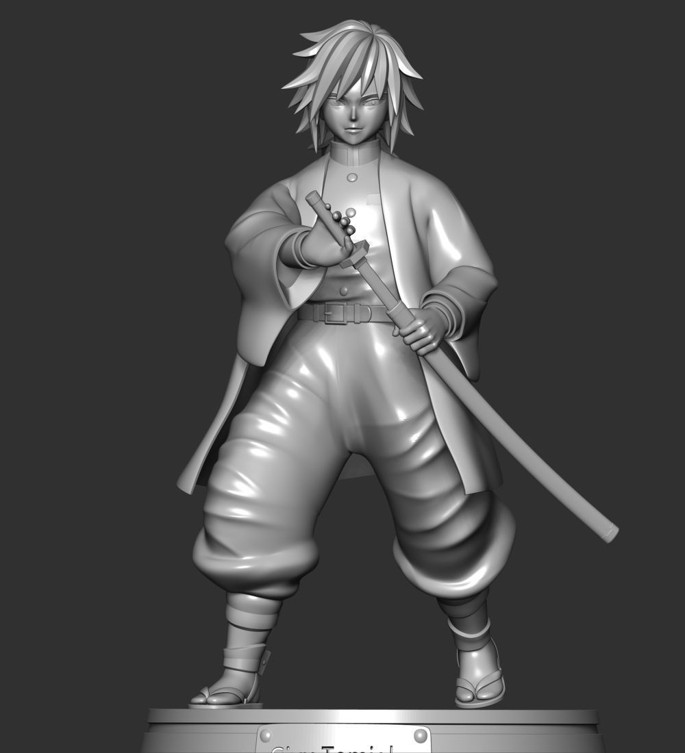 Giyu Tomioka - Demon Slayer Kimetsu no Yaiba 3D print model_4