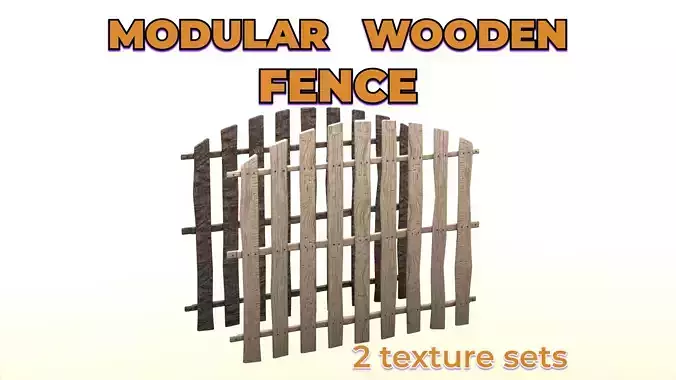 Wooden House Fence rustic village old