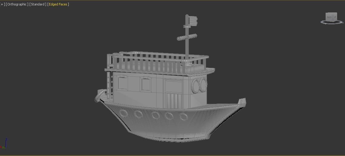 Toon Tug Low-poly 3D model_5