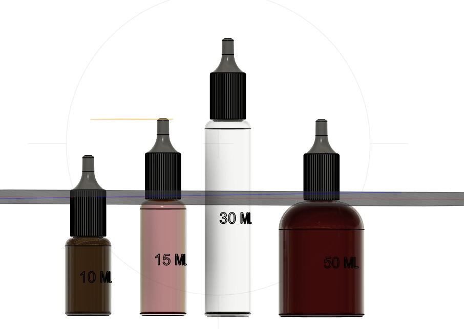 Dropper Bottle Set 3D print model_5
