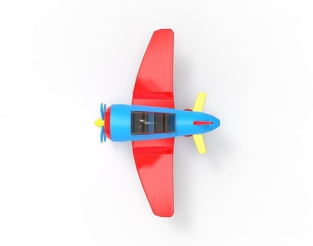 Cartoon Jetster 3D model