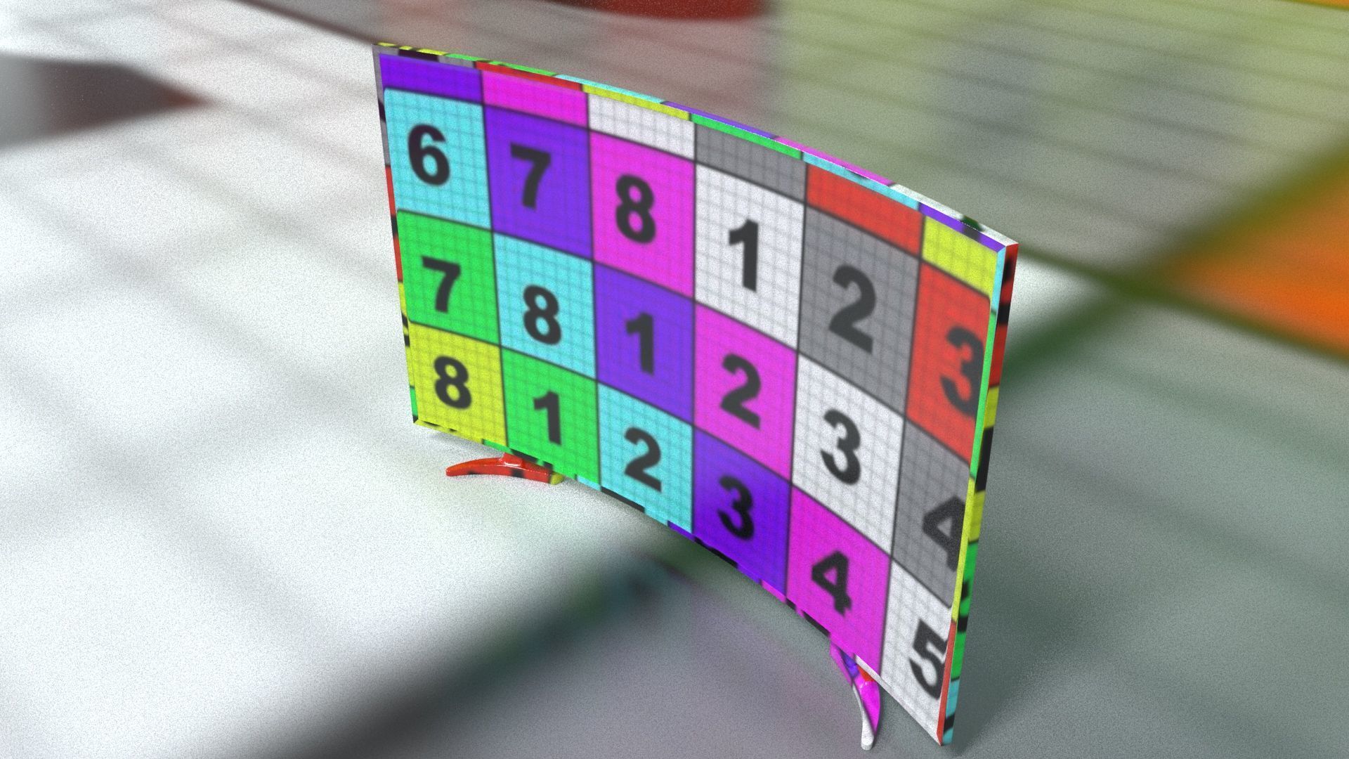 laos Curved HDTV 3D model_12