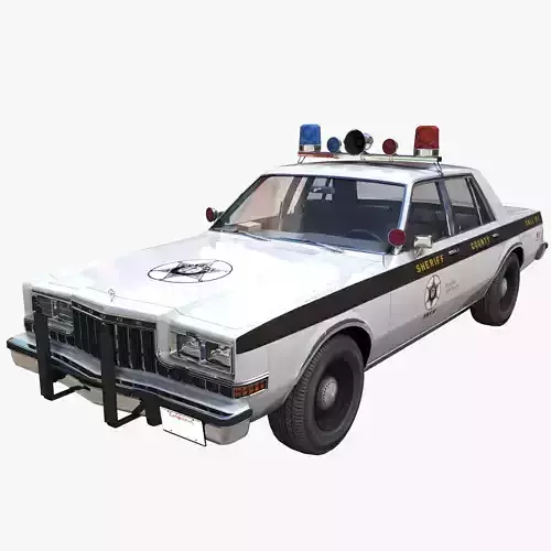 Dodge Diplomat sheriff car