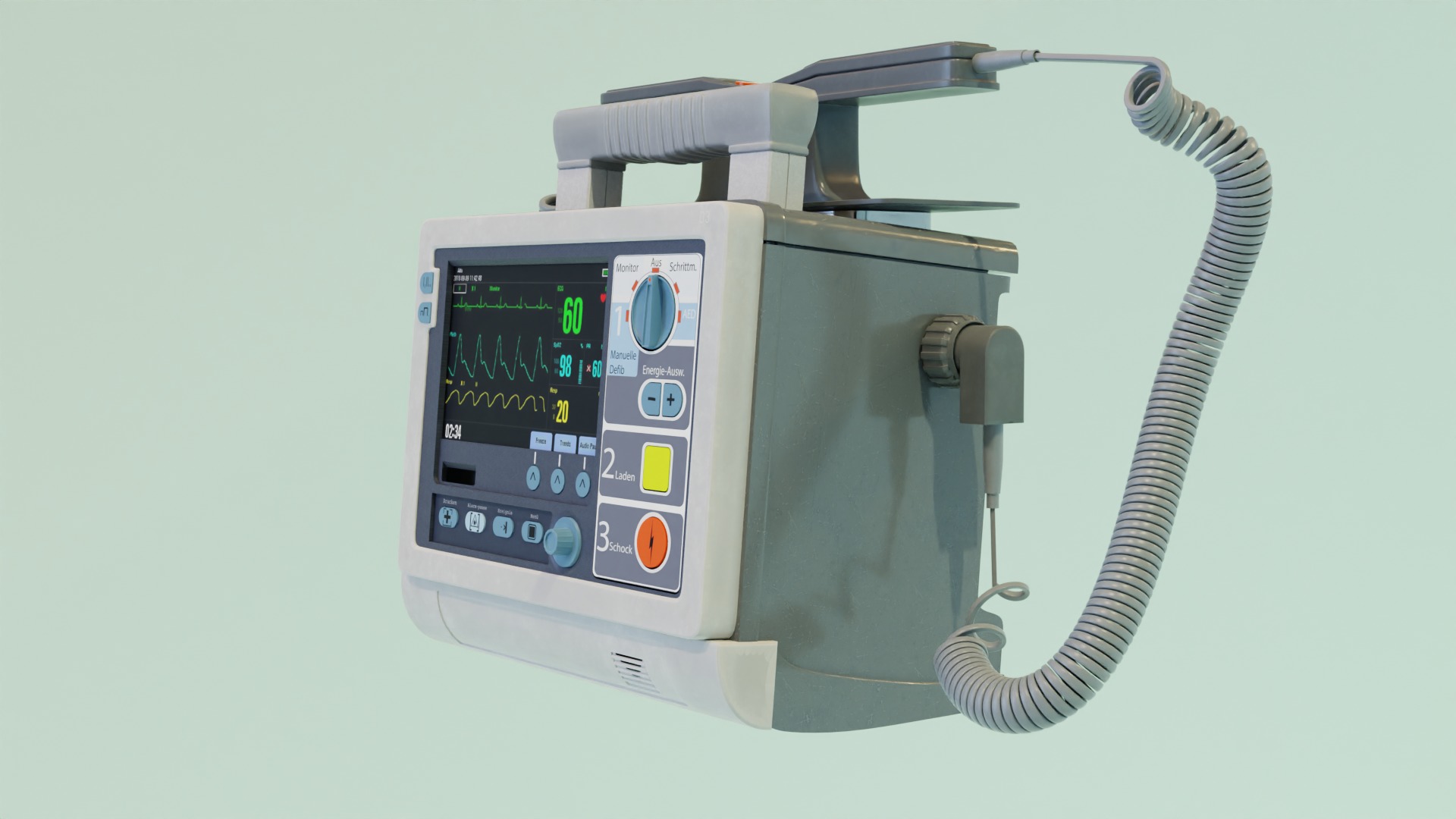 Defibrillator 3D model_16