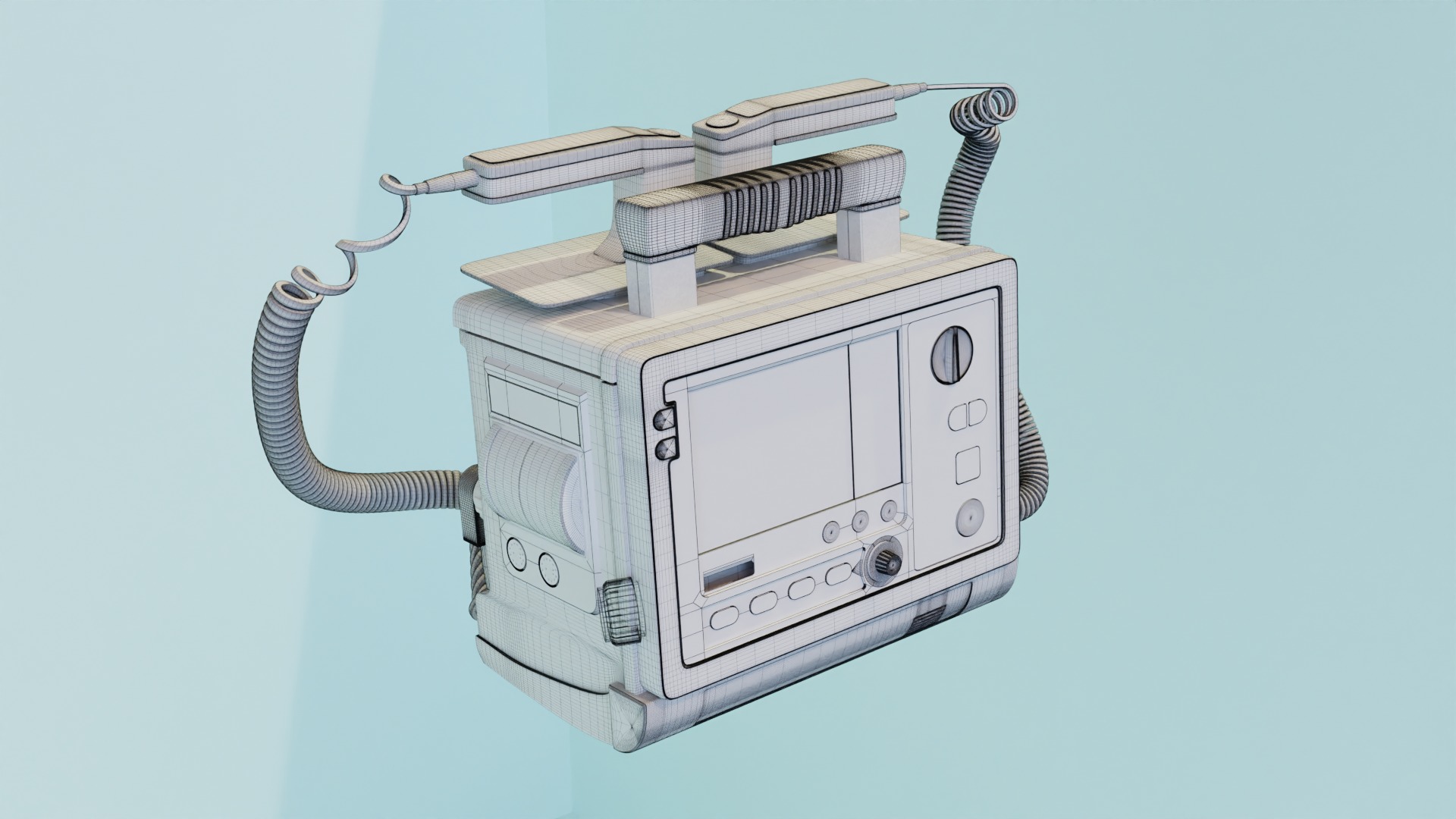 Defibrillator 3D model_31