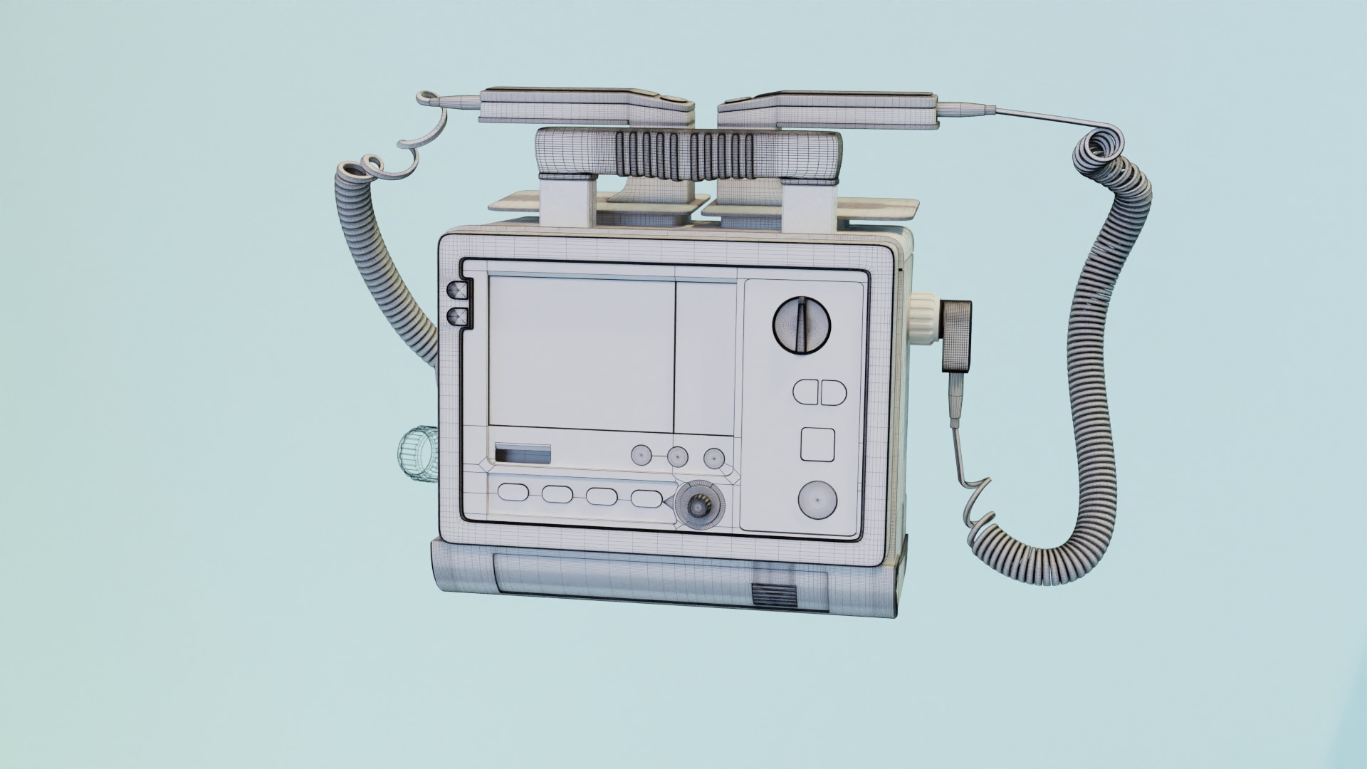 Defibrillator 3D model_33