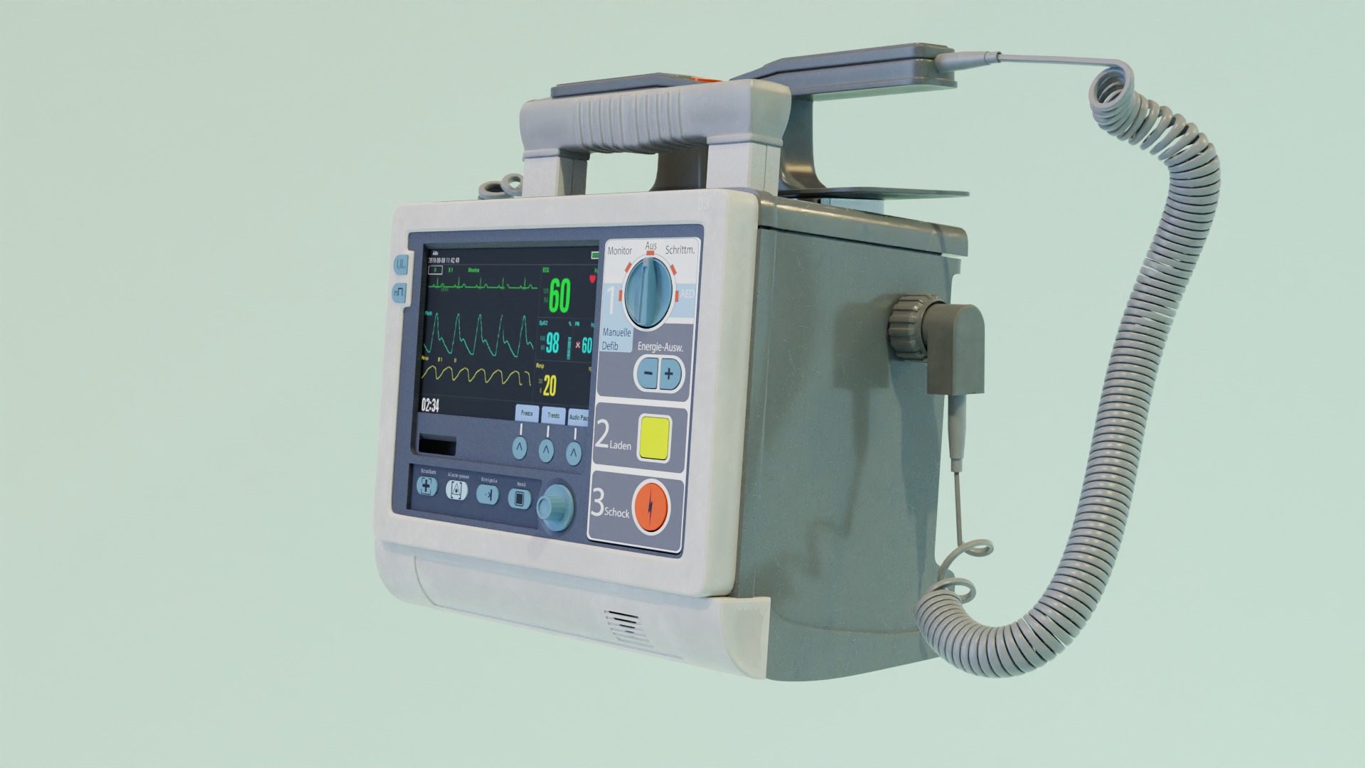 Defibrillator 3D model_20