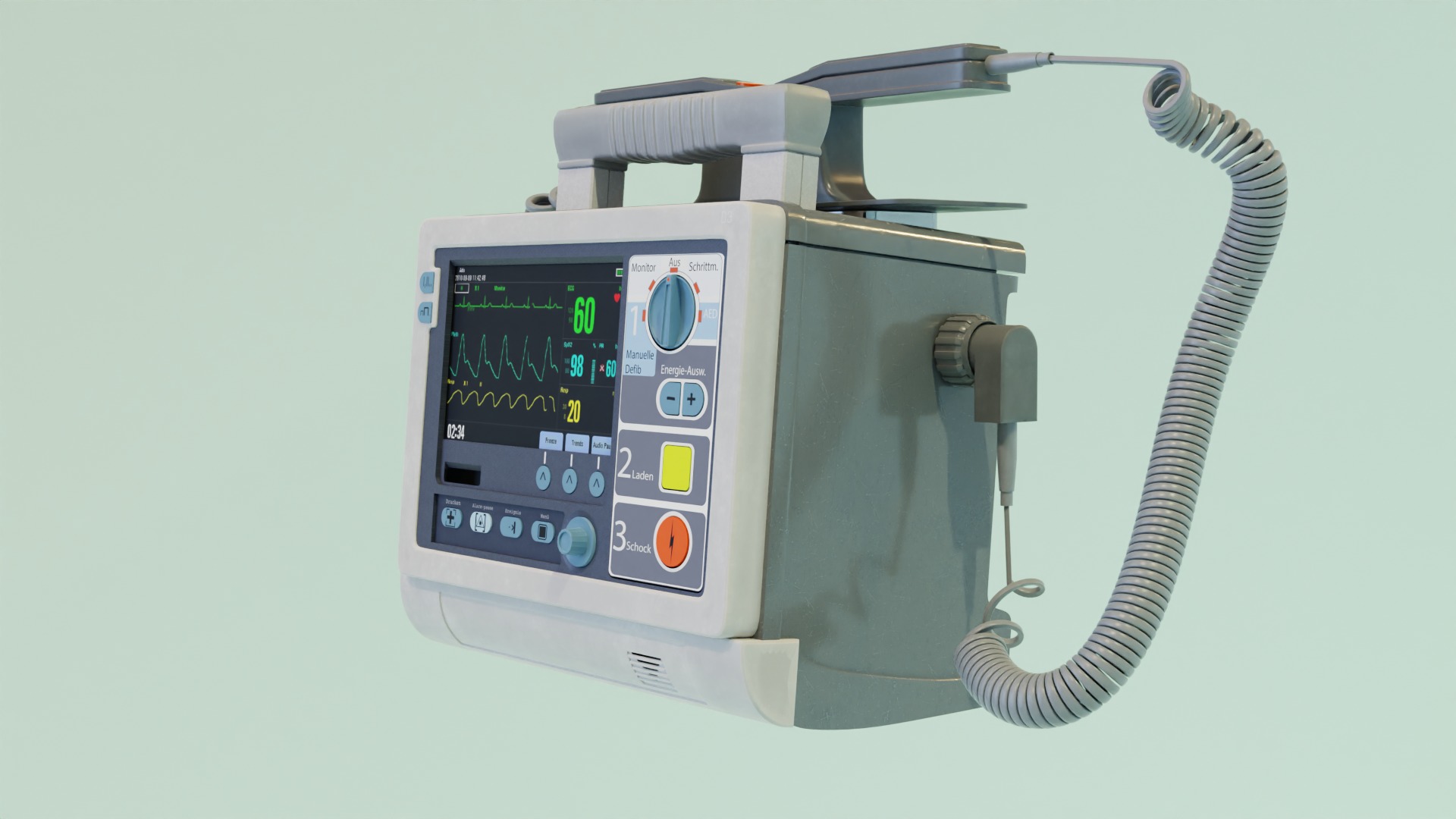 Defibrillator 3D model_13