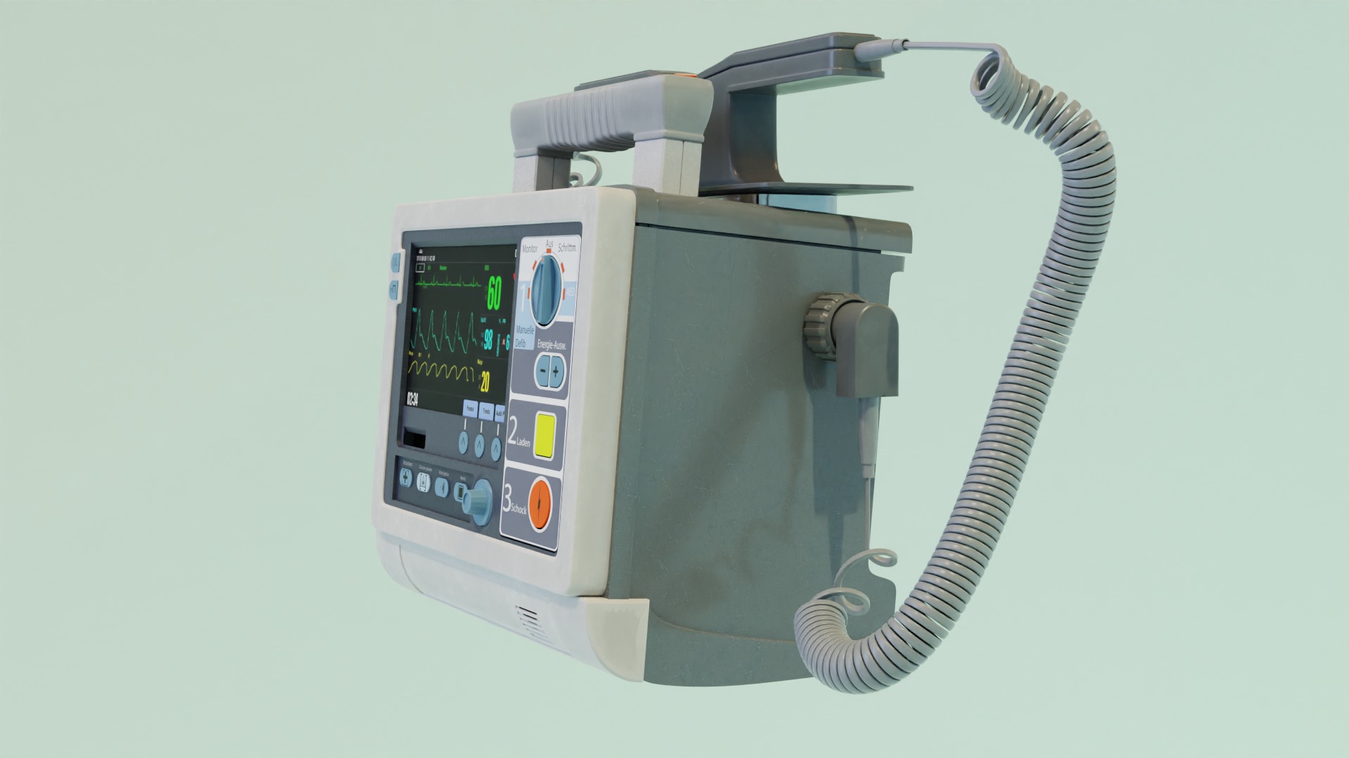 Defibrillator 3D model_5