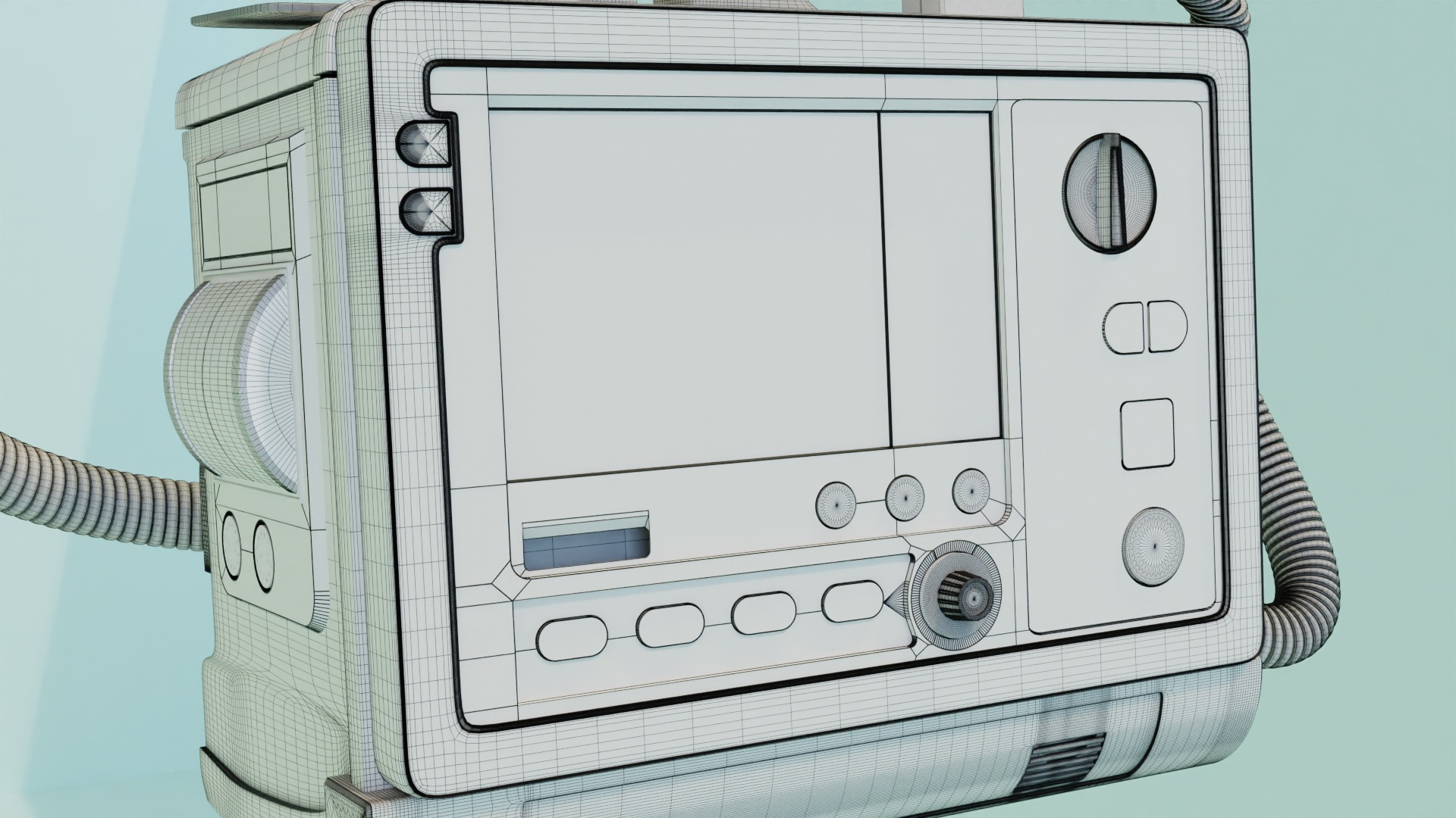 Defibrillator 3D model_34