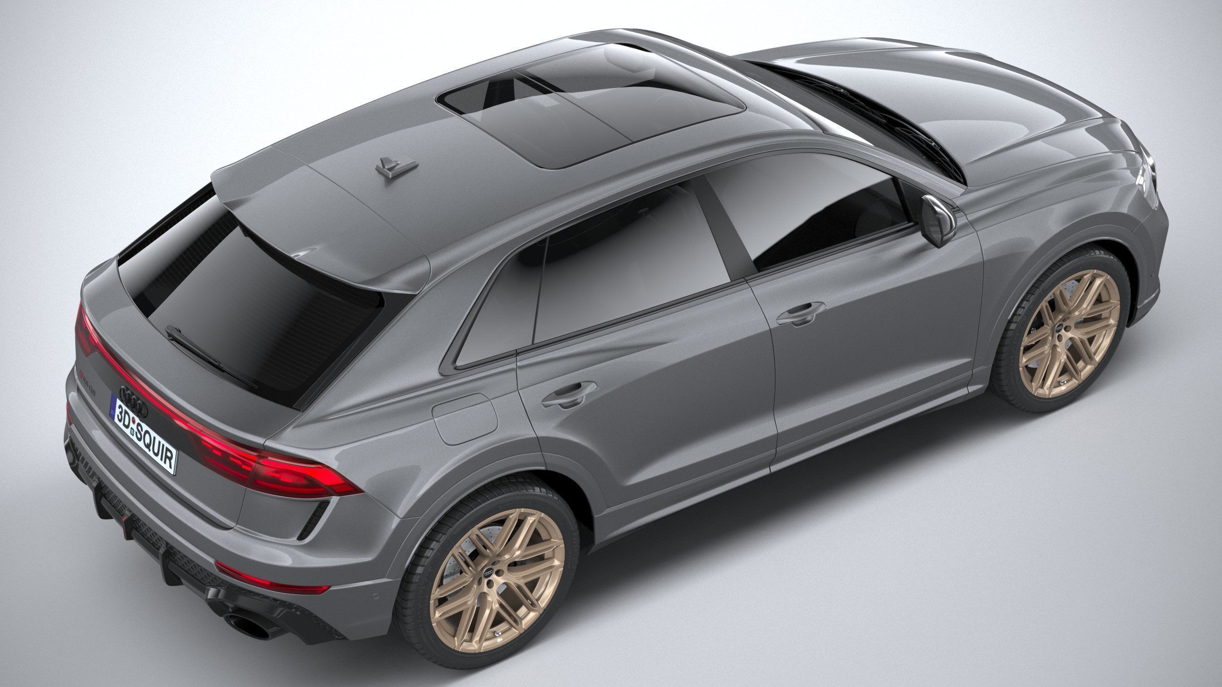 Audi RS Q8 2025 3D model_10
