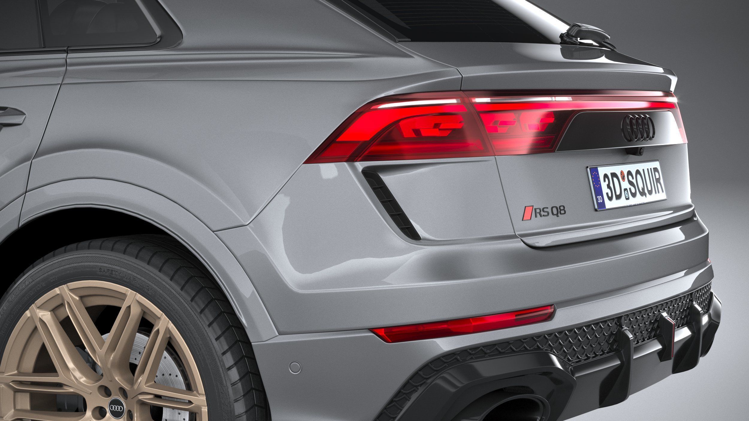 Audi RS Q8 2025 3D model_6