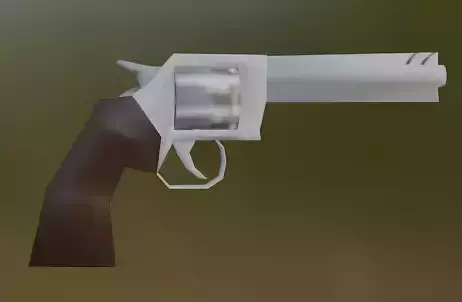 Revolver - Low Poly model