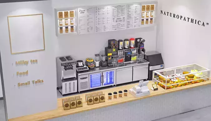 Cake shop 9 3D model