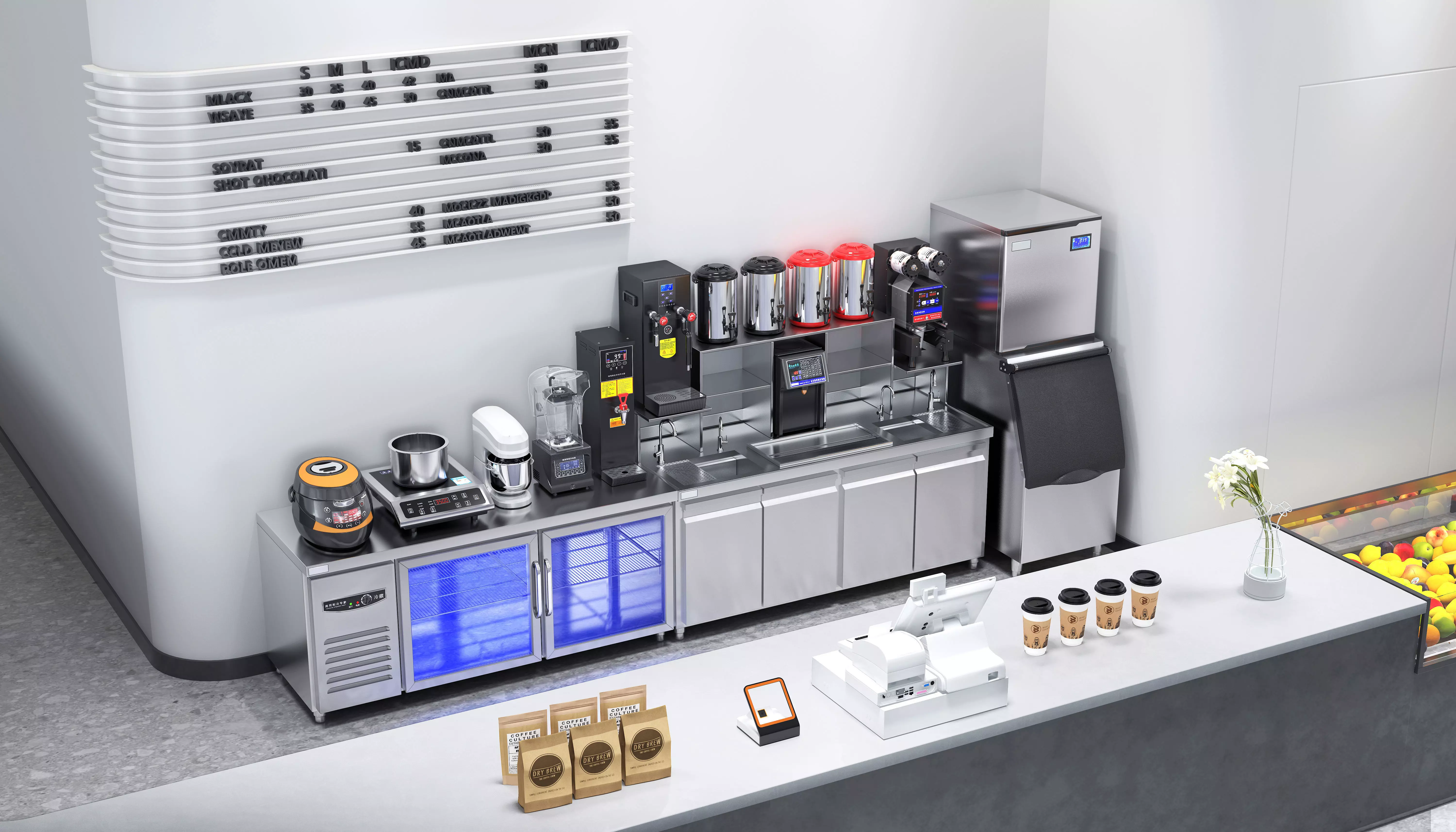 Dessert shop 7 3D model_0
