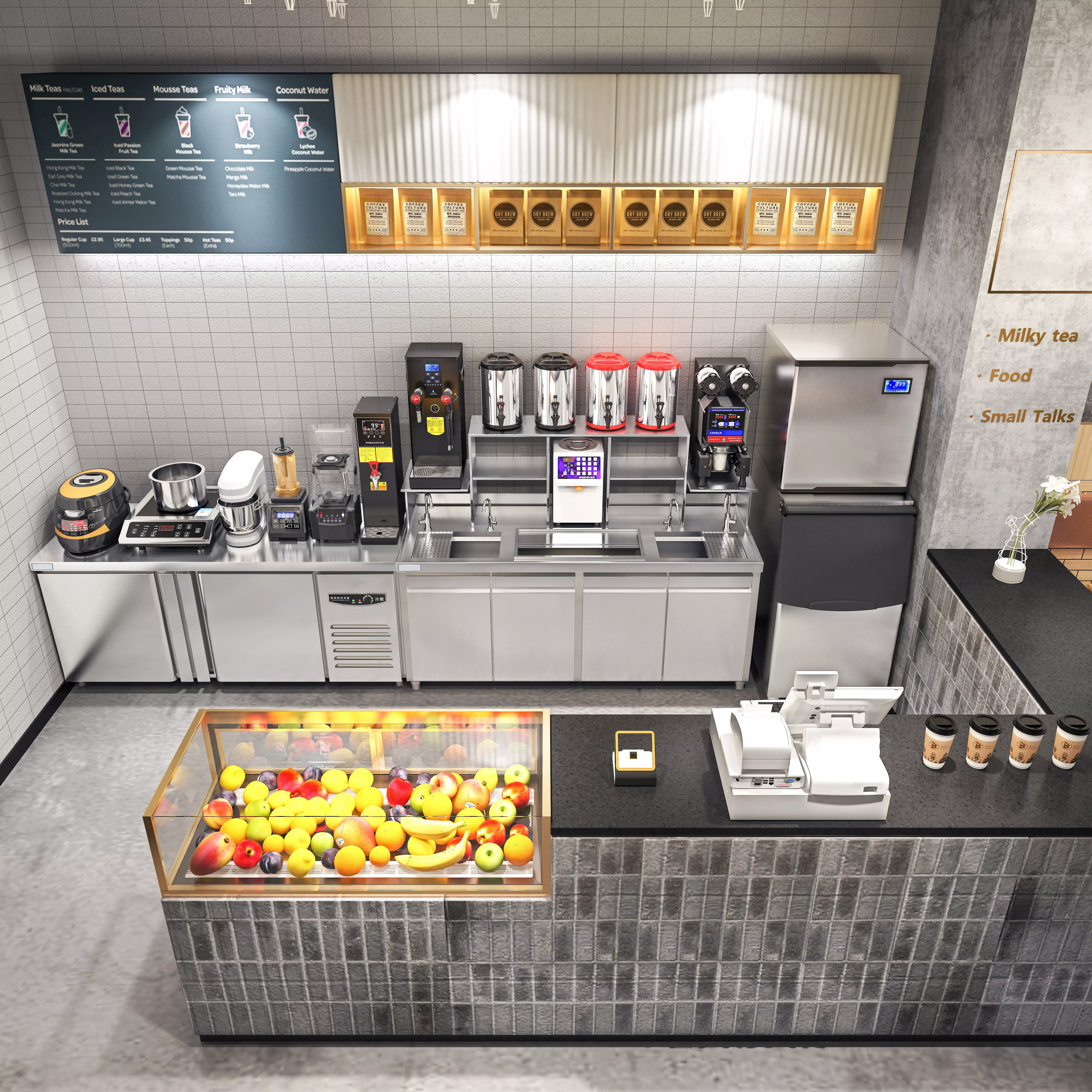 Beverage shop 6 3D model_0