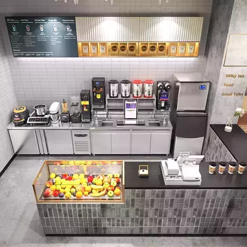Beverage shop 6 3D model