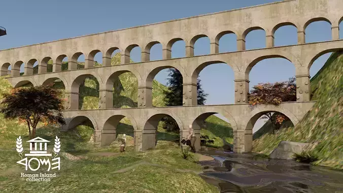 Roman Island Aqueduct 
