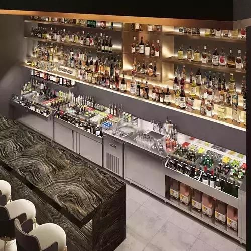 Bar 4 3D model