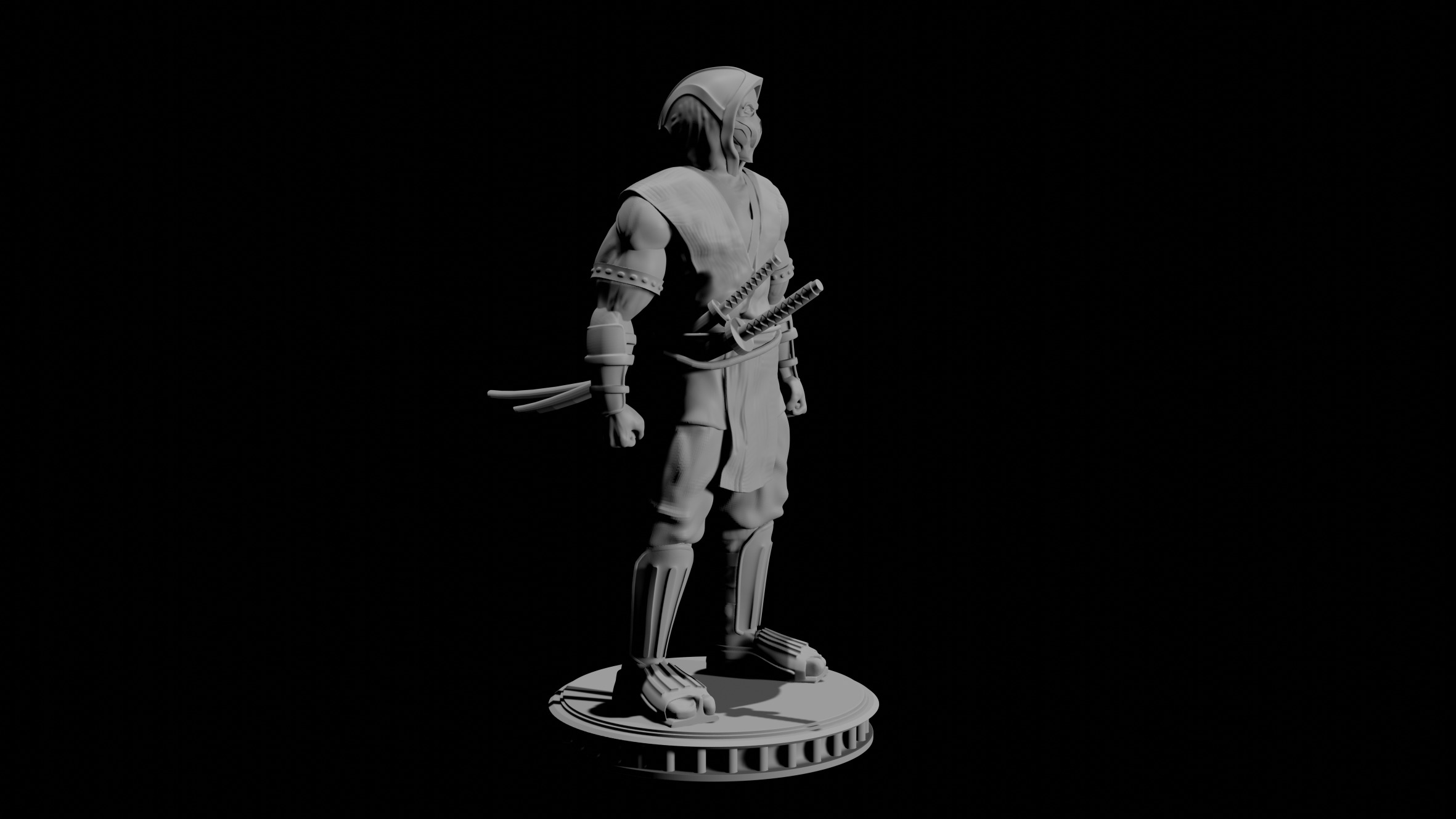 scorpion 1992 3D print model_4