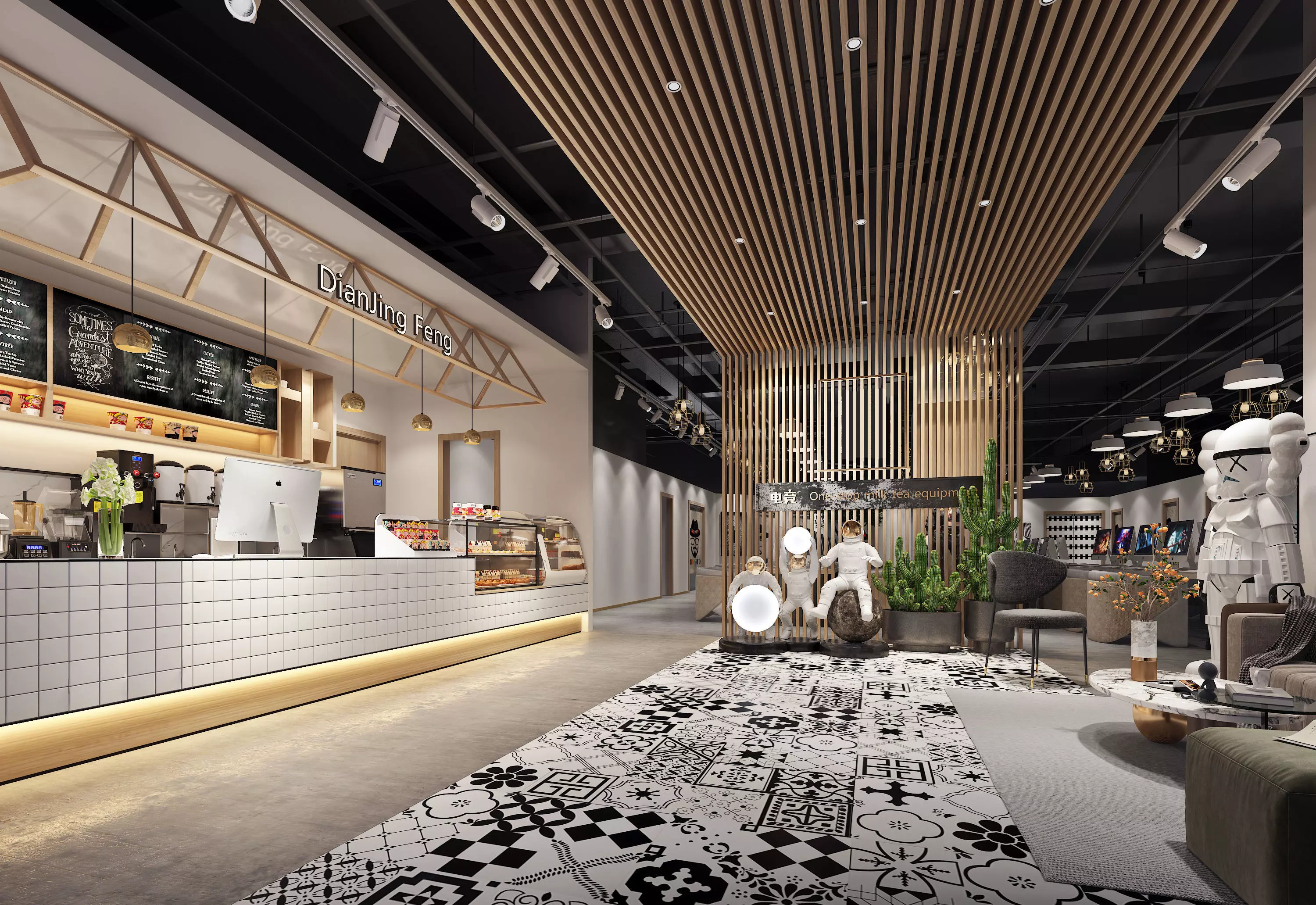 Coffee shop 29 3D model_0