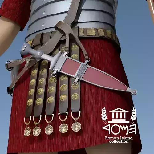 Praetorian Soldiers Knife Free 3D model