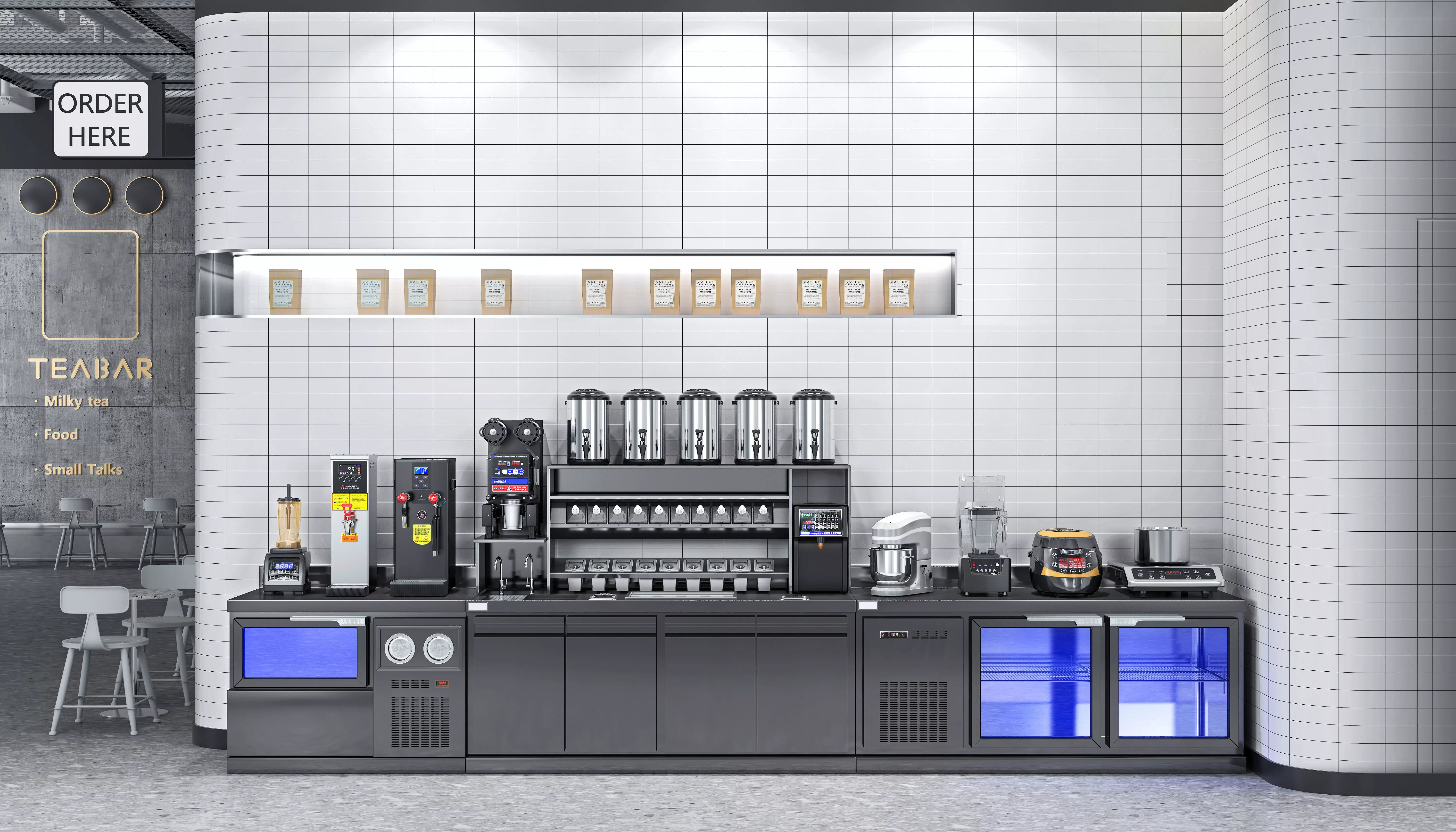 Beverage shop 26 3D model_0