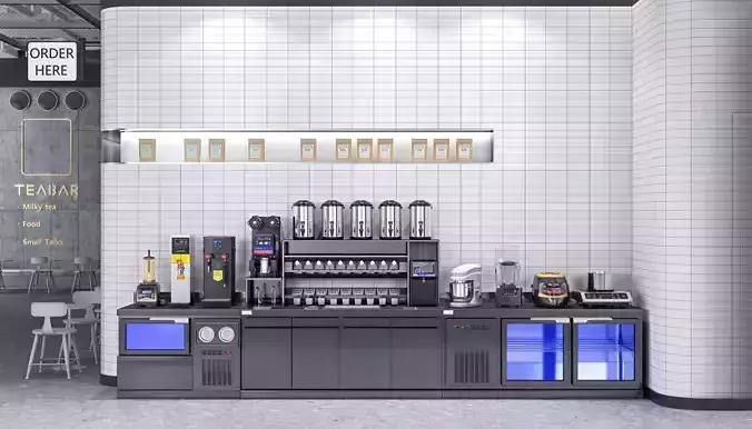 Beverage shop 26 3D model