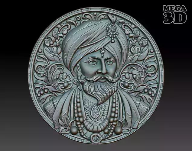 Indian Patriarch basrelief 18 240827