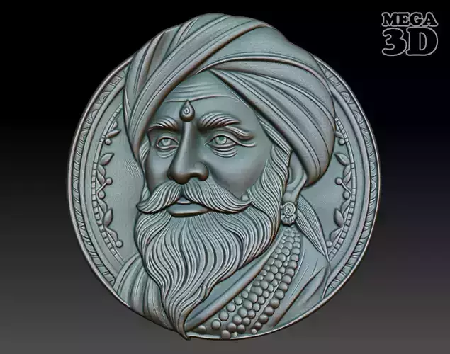 Indian Patriarch basrelief 16 240827