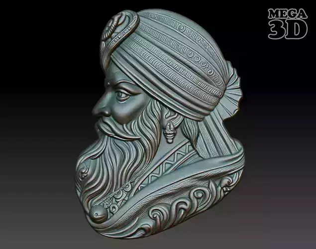 Indian Patriarch basrelief 15 240827