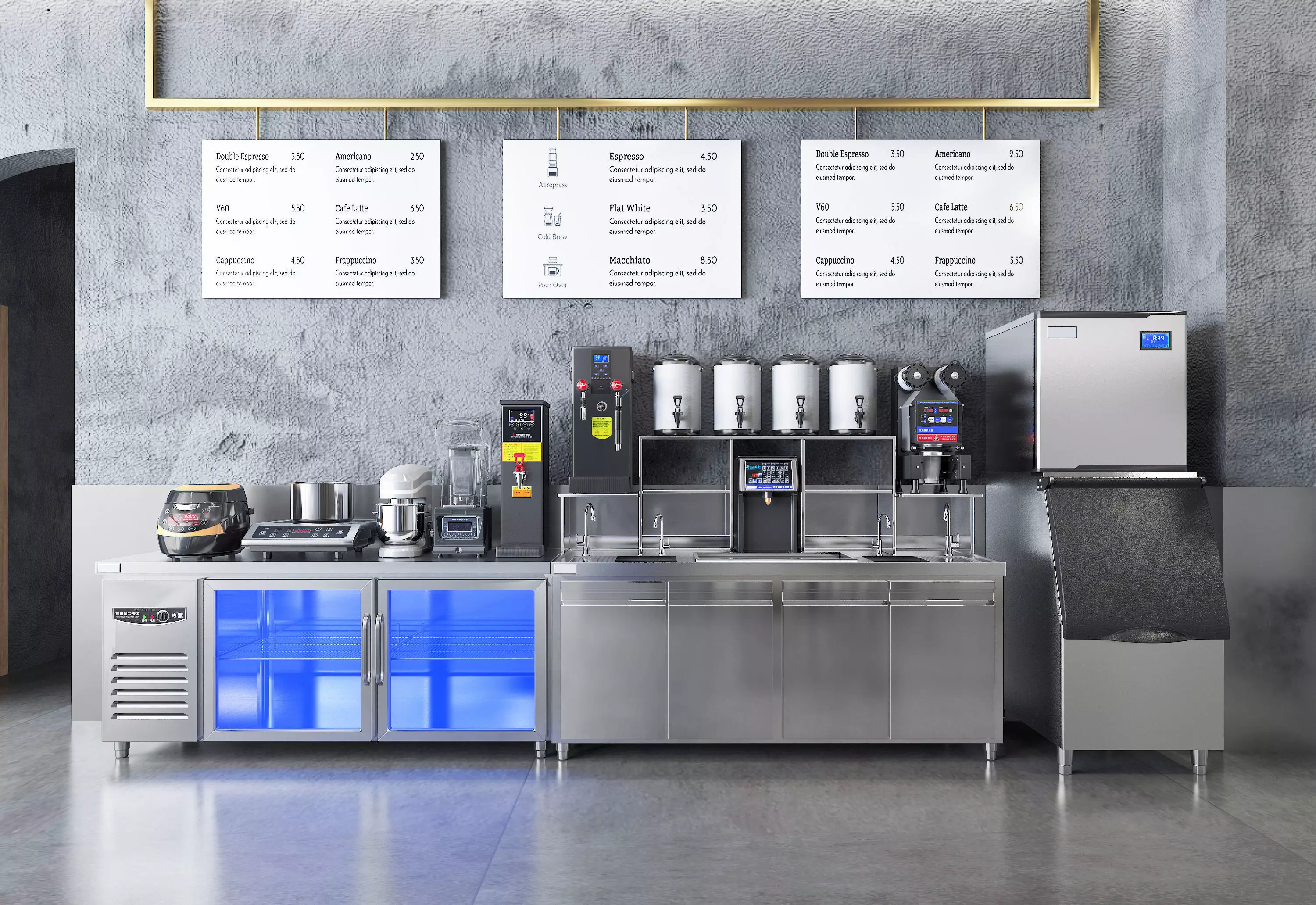 Catering lobby 15 3D model