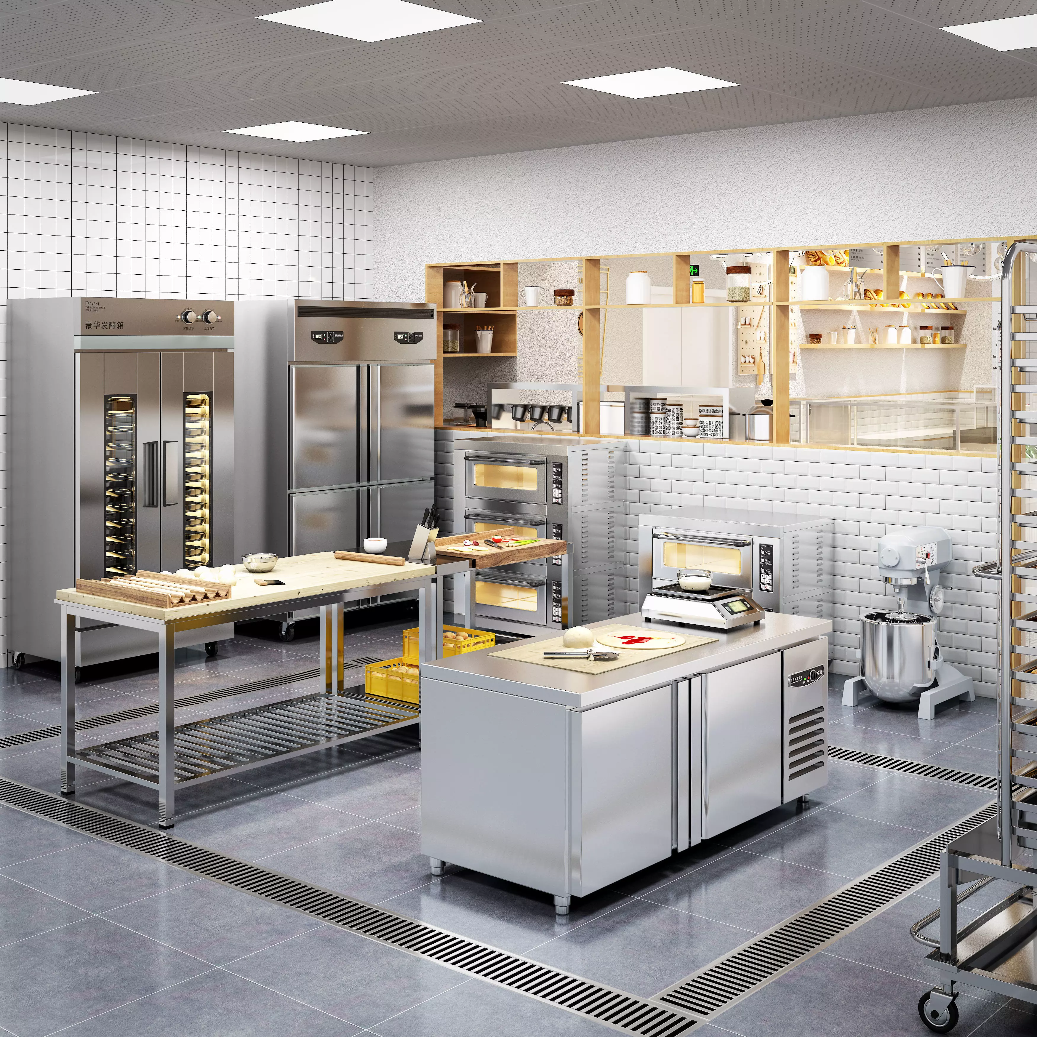 Hotel kitchen 14 3D model