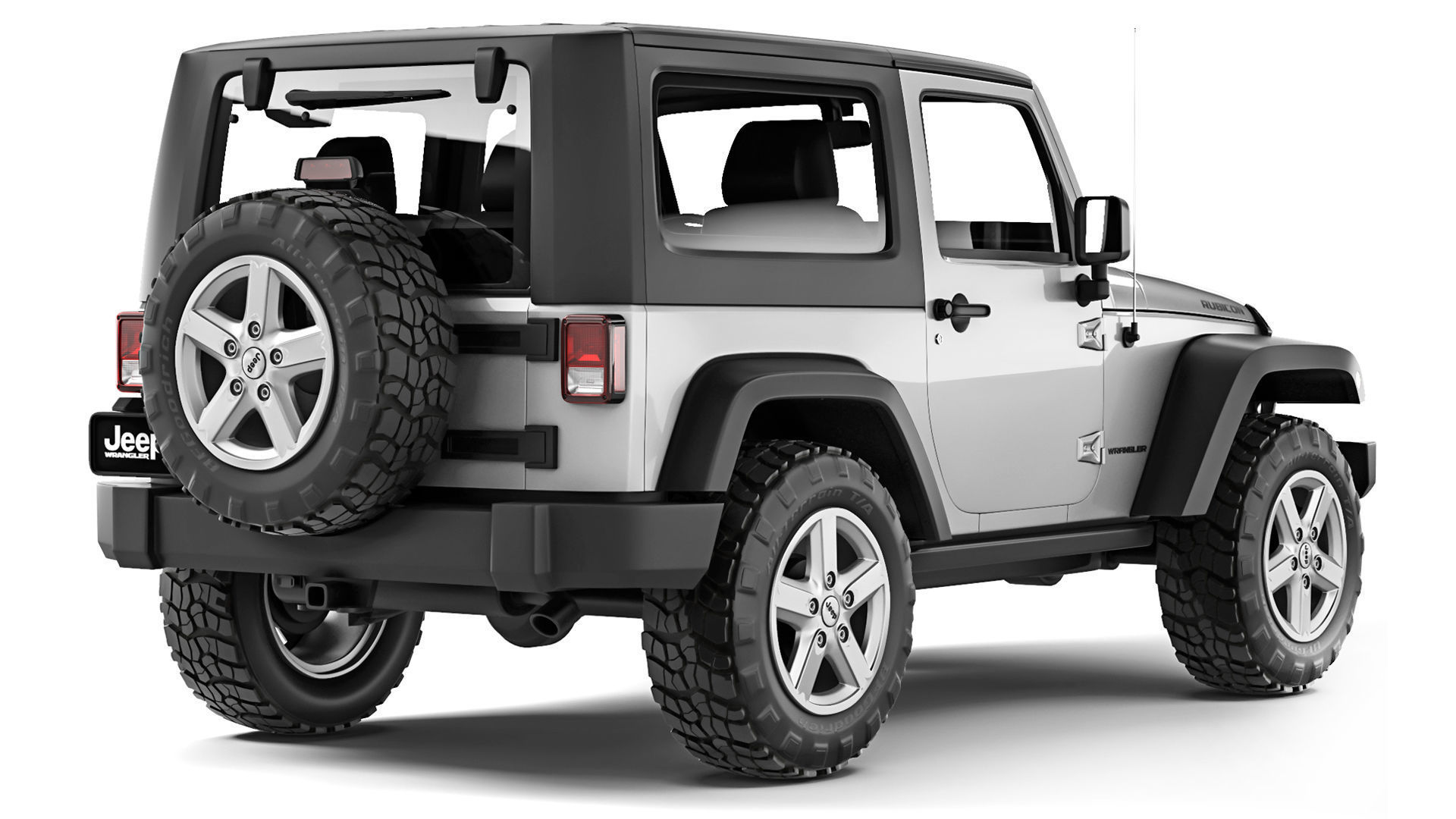 Jeep Wrangler Rubicon 2007 3D model_4