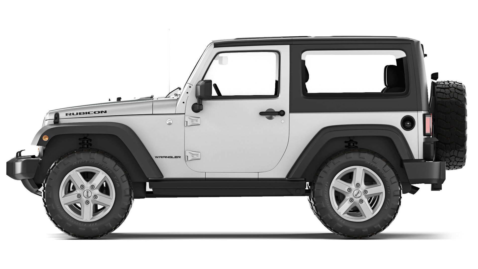 Jeep Wrangler Rubicon 2007 3D model_1