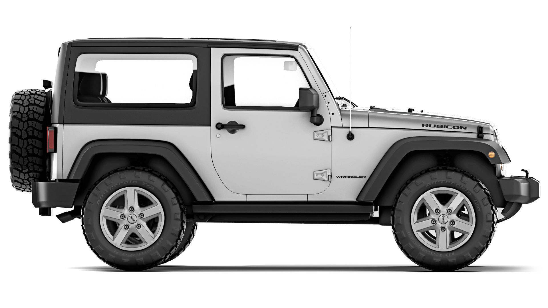 Jeep Wrangler Rubicon 2007 3D model_5
