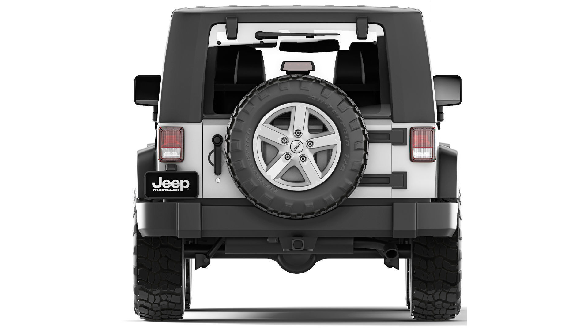 Jeep Wrangler Rubicon 2007 3D model_3