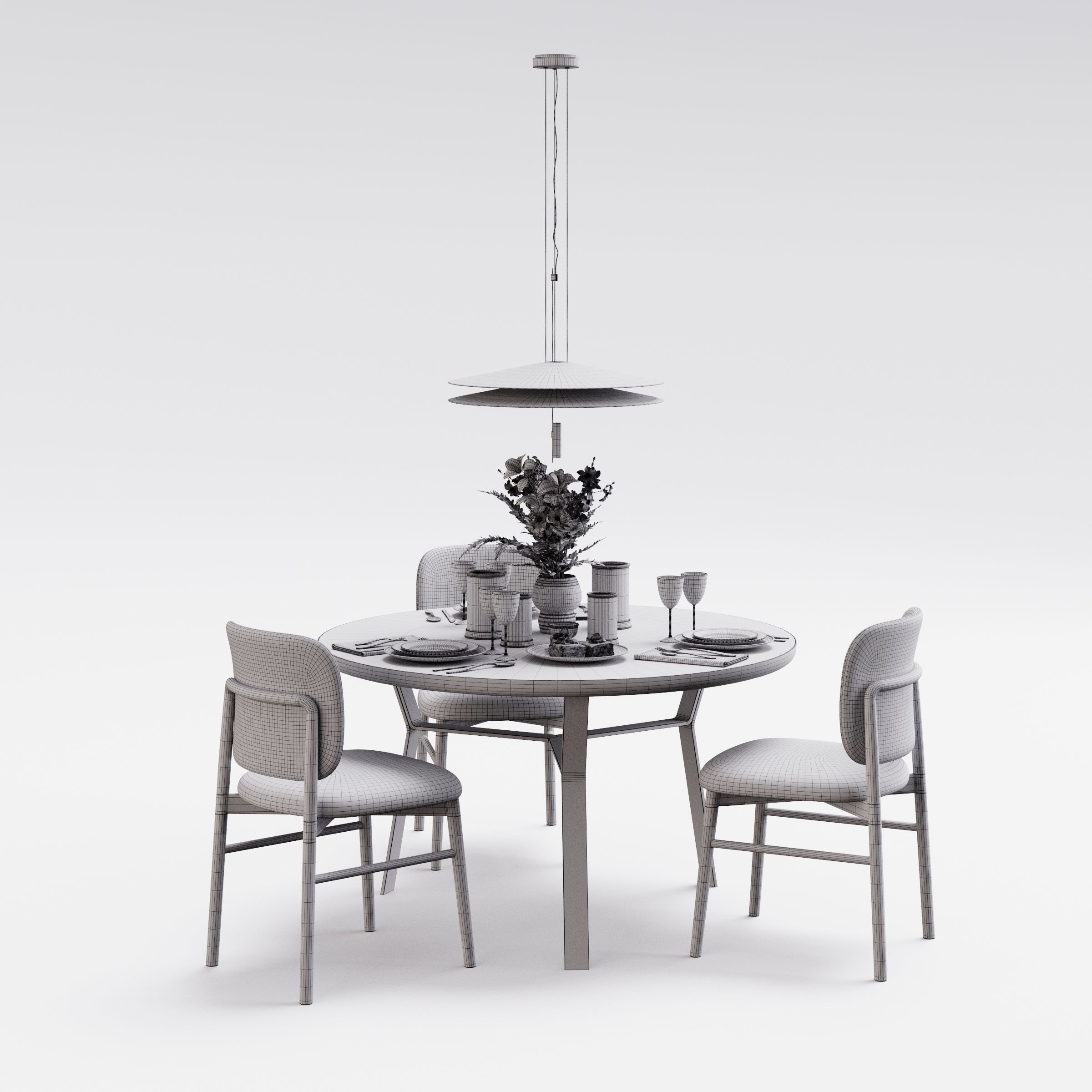 Archmodels vol 293 - dining furniture sets 3D model_20