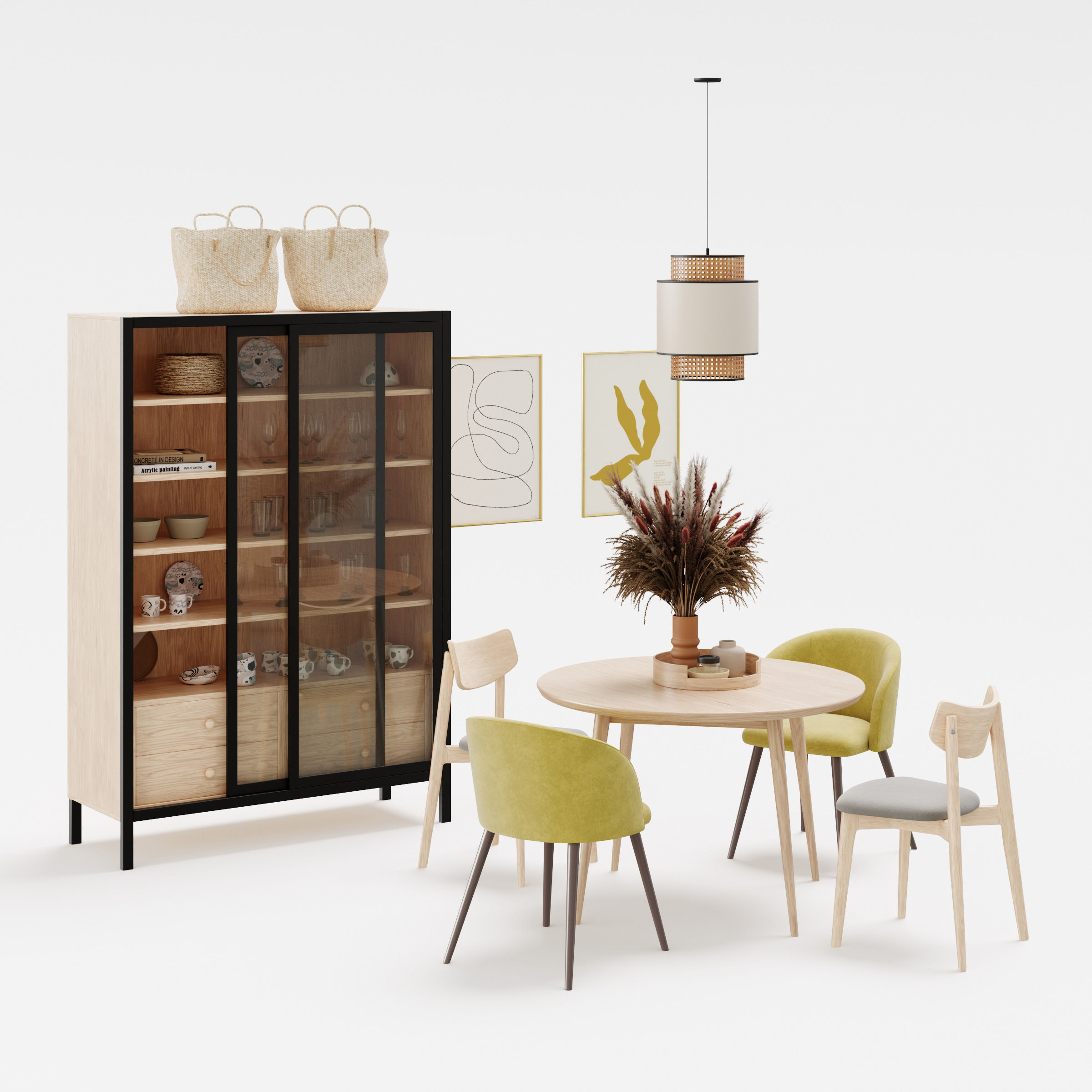 Archmodels vol 293 - dining furniture sets 3D model_12