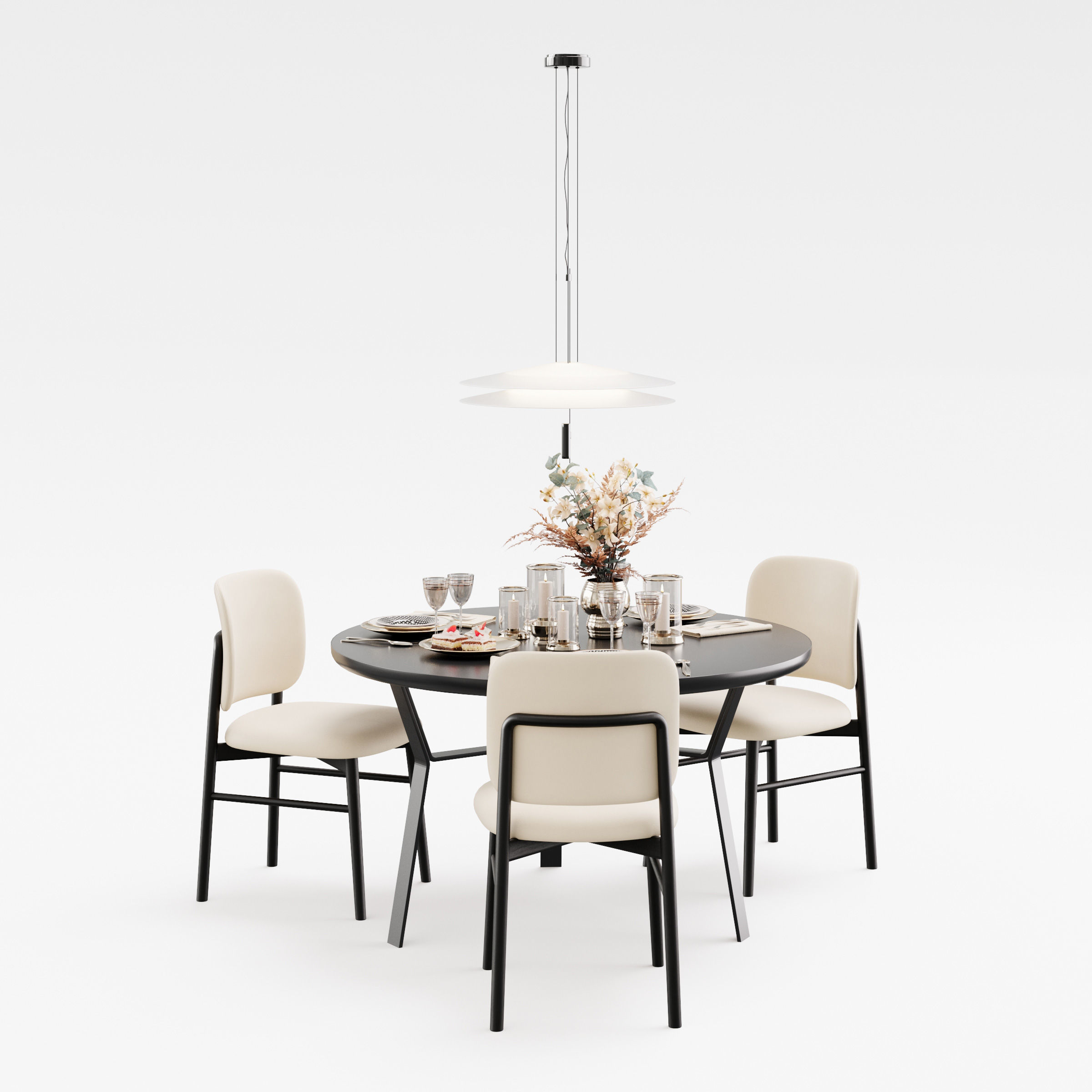 Archmodels vol 293 - dining furniture sets 3D model_2