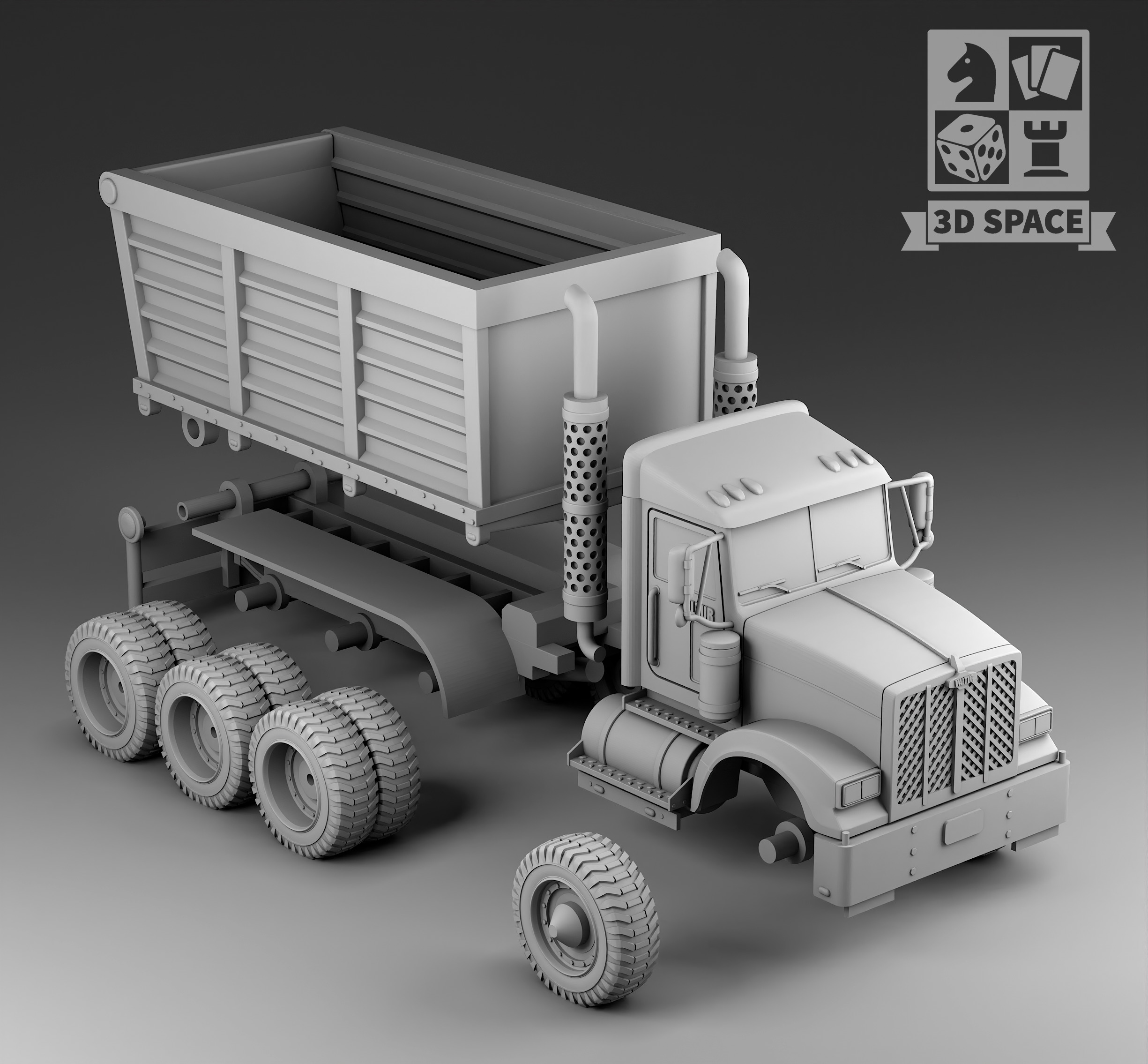 truck 3D print model_3