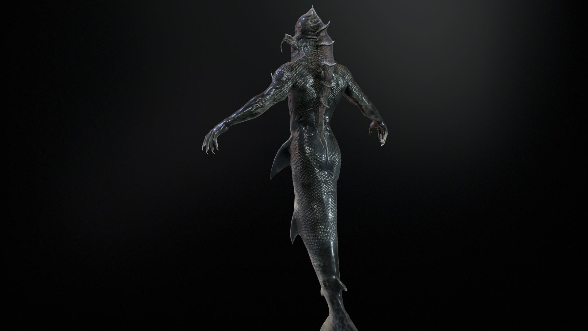 Mutant5 R1 Low-poly 3D model_7