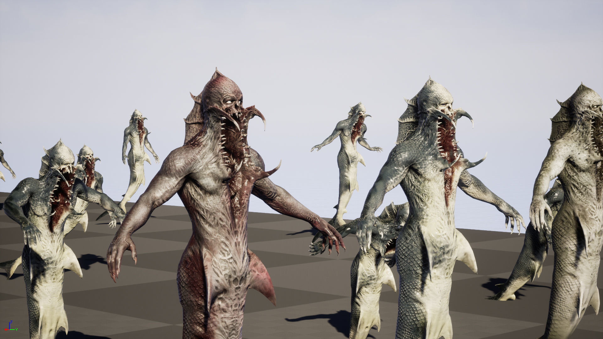 Mutant5 R1 Low-poly 3D model_36