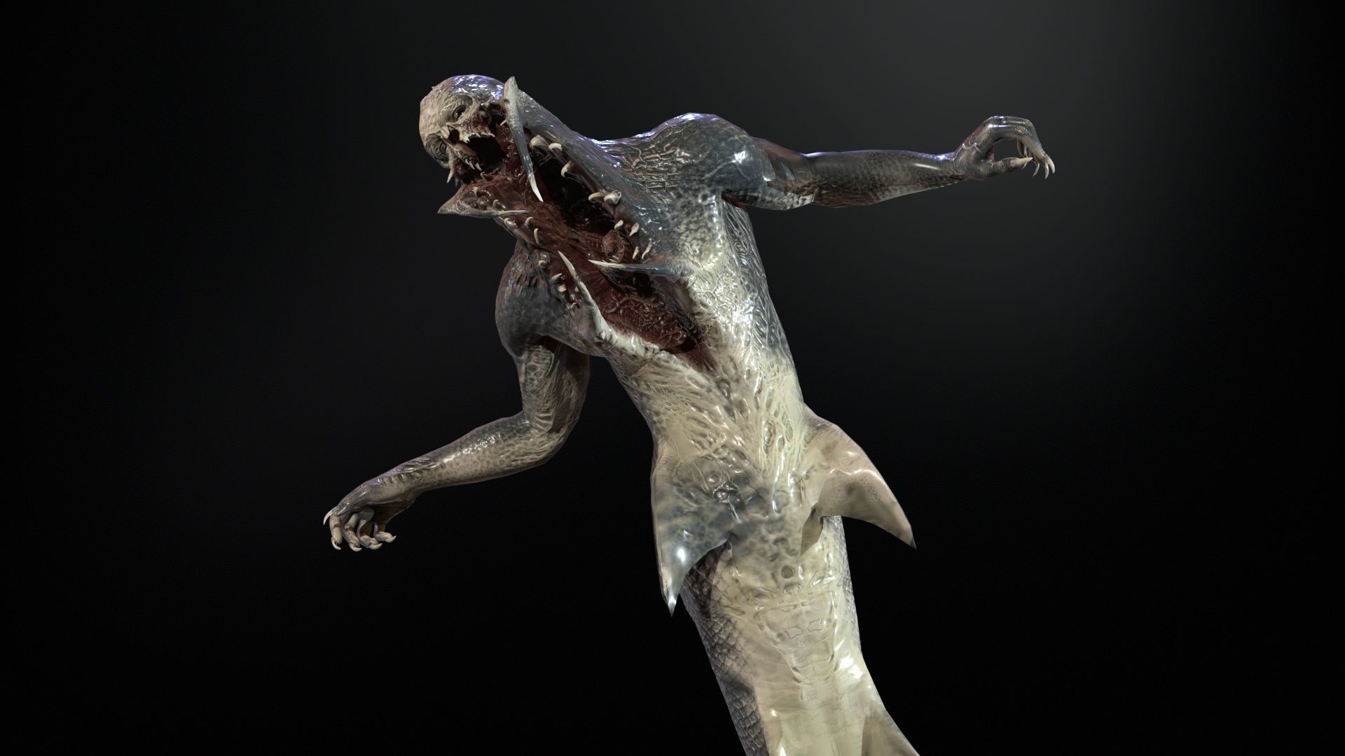 Mutant5 R1 Low-poly 3D model_19